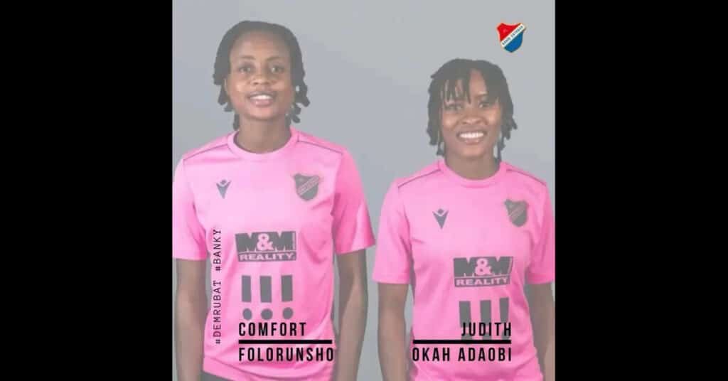 Falconets Stars Comfort Folorunsho and Adaobi Okah Join Banik Ostrava