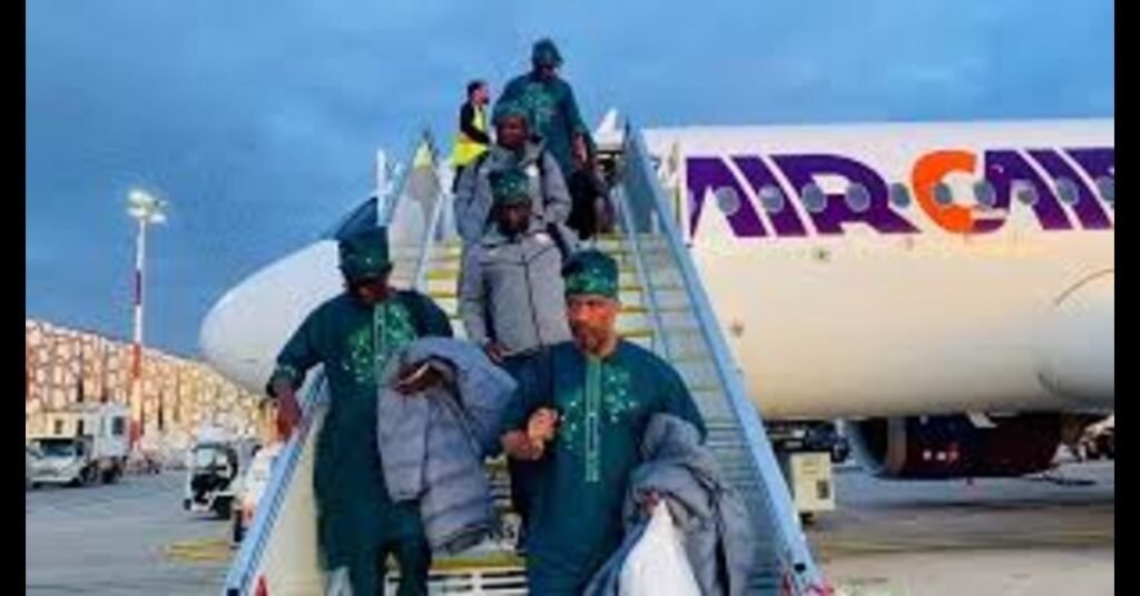 Super Eagles Land in Fès to Begin AFCON 2025 Campaign