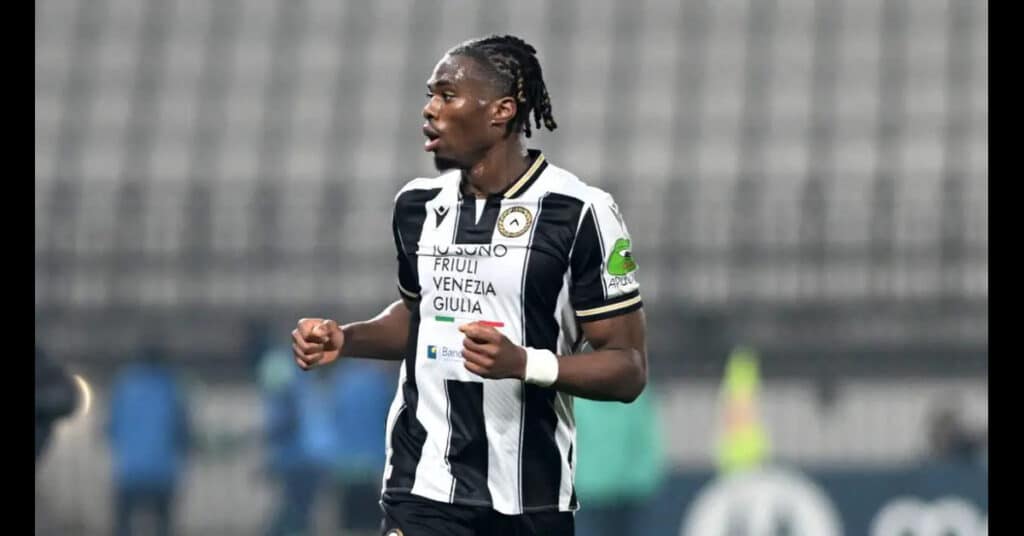 Ehizibue Proud as Udinese Secure Hard-Fought Win Over Roma