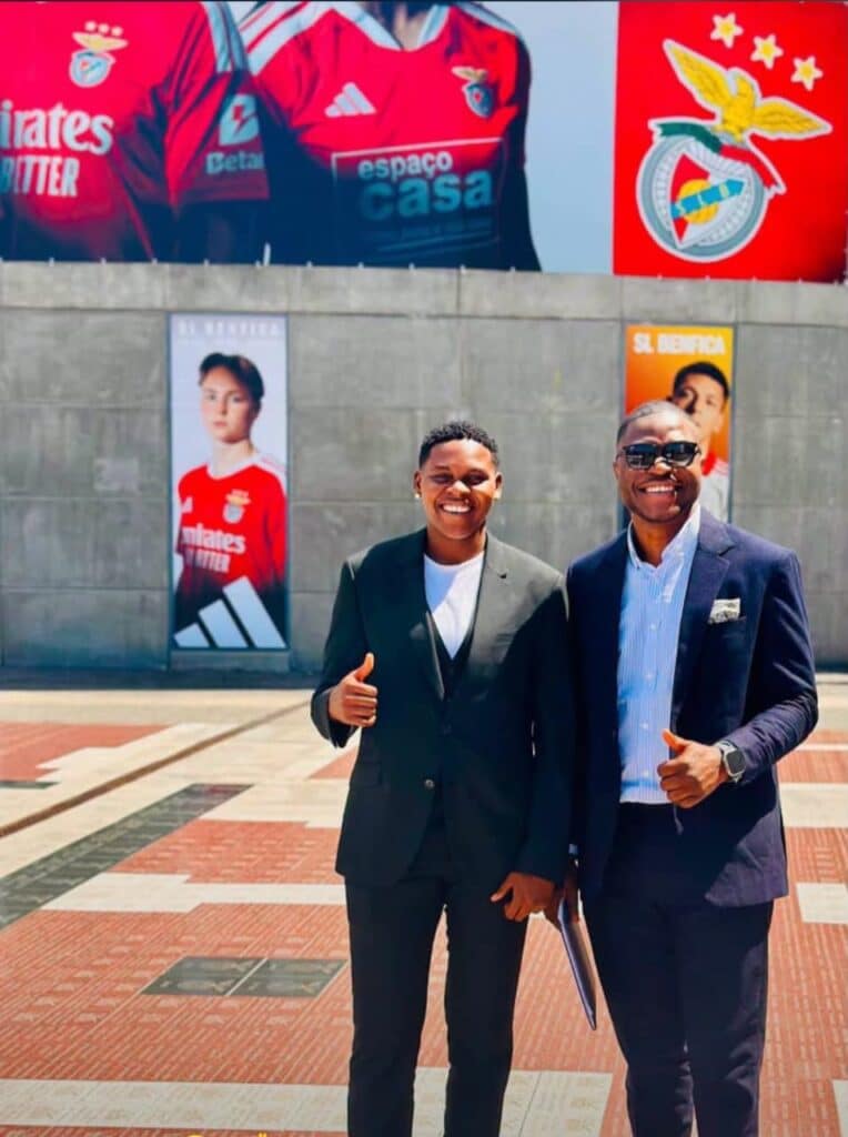 Done Deal: Falconets Striker Akekoromowei Completes Move to Benfica