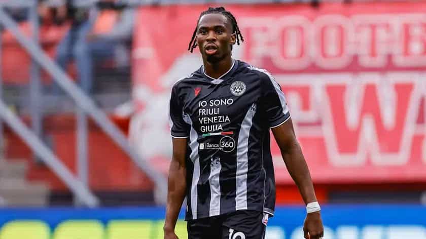 Ehizibue Set To Leave Udinese As Contract Talks Collapse